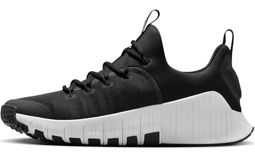 Nike Women's Free Metcon 6 Black/White 8 Medium