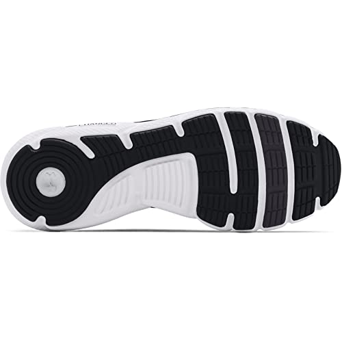 Under Armour Men's Charged Assert 9 Running Shoe, Black (001)/White, 9.5 M US