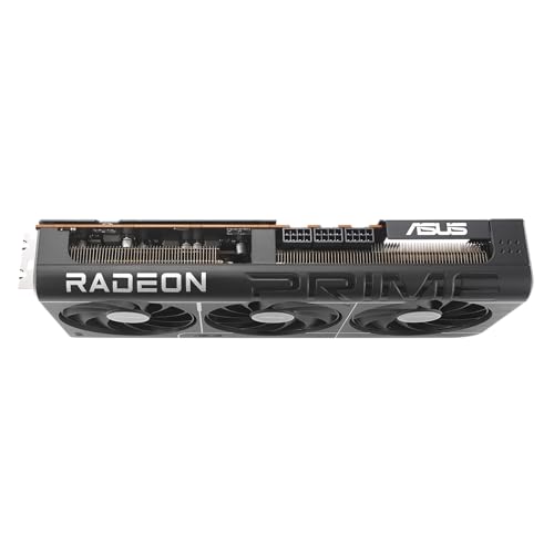 ASUS Prime Radeon™ RX 9070 XT OC Edition Graphics Card, AMD (PCIe 5.0, HDMI/DP 2.1, 2.5-Slot Design, Axial-tech Fans, Ball Bearings, Dual BIOS, GPU Guard)