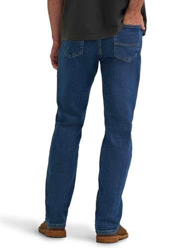 Regular Fit Comfort Flex Waist Jean, Dark Stonewash, 42W x 30L