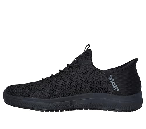 Skechers Men's Summits Colsin Sr Hands Free Slip -Ins, BBK, 12