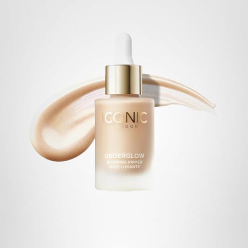 ICONIC LONDON Underglow Blurring Primer | Blurs Imperfections and Gives Skin a Radiant Glow, Cruelty-Free, Vegan Makeup Universal Shade, 0.91 Fl oz
