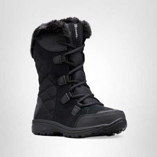 Columbia Womens Ice Maiden II, Black/Columbia Grey, 7