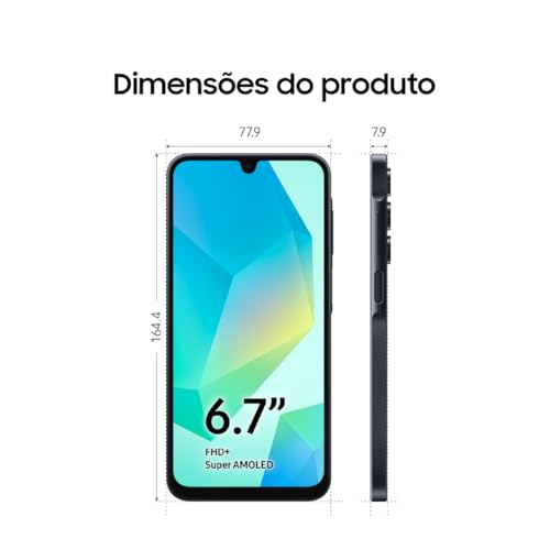 SAMSUNG Galaxy A16 4G Dual SIM (128GB, 2025) 6.7" 90Hz AMOLED, Splash Resistant, 8Core, 50MP Camera (Factory Unlocked International Model for GSM, Global) A165M/DS (25W Fast Charger Bundle, Black)