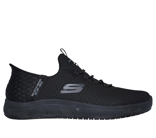 Skechers Men's Summits Colsin Sr Hands Free Slip -Ins, BBK, 12