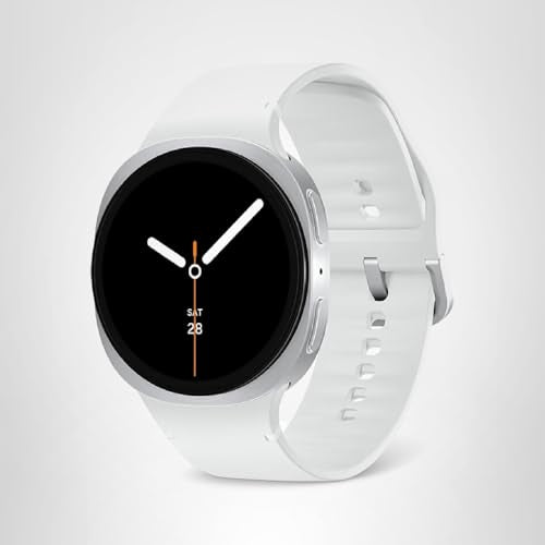 Samsung Galaxy Watch 8 (2025) 44mm Bluetooth Smartwatch, Cushion Design, Fitness Tracker, Sleep Coaching, Running Coach, Energy Score, Heart Rate Tracking, Silver [US Version, 2 Yr Warranty]