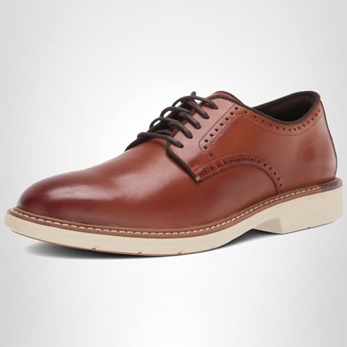 Cole Haan Men's Go-to Plain Toe Oxford, British Tan, 10.5 Medium
