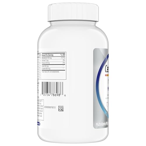 Centrum Minis Silver Multivitamin for Men 50 Plus, Multivitamin/Multimineral Supplement, Vitamin D3, B-Vitamins and Zinc, Non-GMO Ingredients, Supports Memory and Cognition in Older Adults - 280 Ct