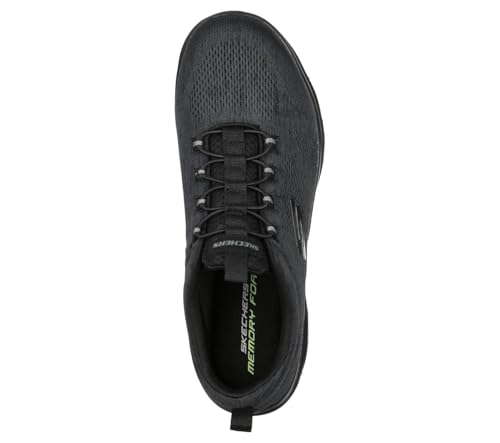 Skechers mens Skechers Men's Summits Louvin Loafer, Black, 10 US
