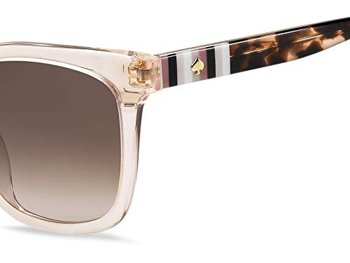 Kate Spade New York Kiya Sunglasses, Women's Trendy Rx-Able Square Sunglasses with 100% UV Protection Coating & Branded Travel Case
