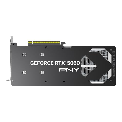 PNY NVIDIA GeForce RTX™ 5060 Epic-X™ ARGB OC Triple Fan, Graphics Card (8GB GDDR7, 128-bit, SFF-Ready, PCIe® 5.0, HDMI®/DP 2.1, 2-Slot, NVIDIA Blackwell Architecture, DLSS 4)