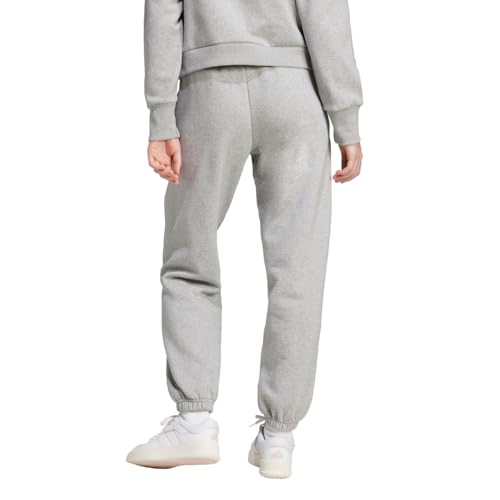 Adidas Women's All SZN Fleece Loose Pants, Medium Grey Heather, XX-Large