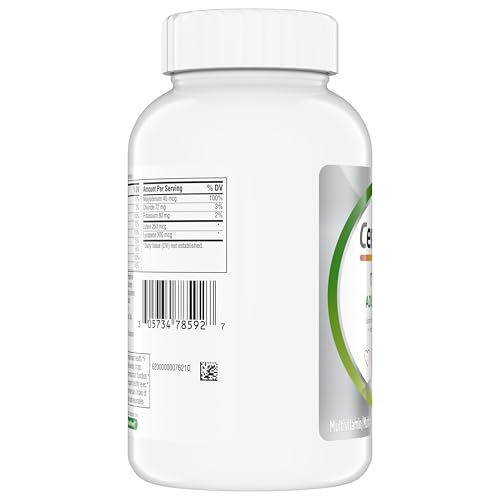 Centrum Minis Silver Multivitamin for Adults 50 Plus, Multimineral Supplement, Vitamin D3, B-Vitamins, Gluten Free, Non-GMO Ingredients, Supports Memory and Cognition in Older Adults - 320 Ct