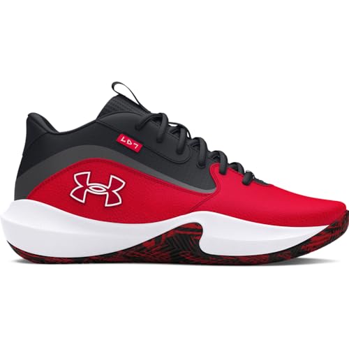 Under Armour Unisex Lockdown 7, (600) Red/Black/Red, 9, US