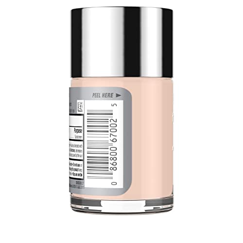 Neutrogena Healthy Skin Liquid Foundation Makeup with Broad Spectrum SPF 20 Sunscreen, Lightweight, Medium Coverage Makeup with Sunscreen and Pro-Vitamin B5, Natural Ivory 20, 1 fl. oz