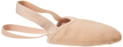 Capezio Women's Canvas Pirouette ii Dance Shoe, Nude, Medium