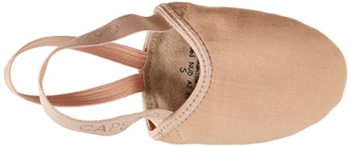 Capezio Women's Canvas Pirouette ii Dance Shoe, Nude, Medium