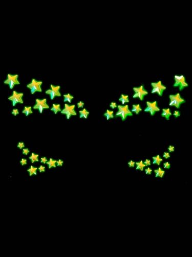 Leg Avenue Celeste Adhesive Glow in The Dark face Jewels Sticker.