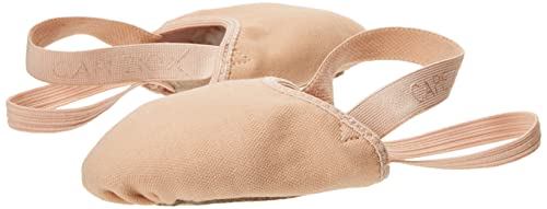 Capezio Women's Canvas Pirouette ii Dance Shoe, Nude, Medium