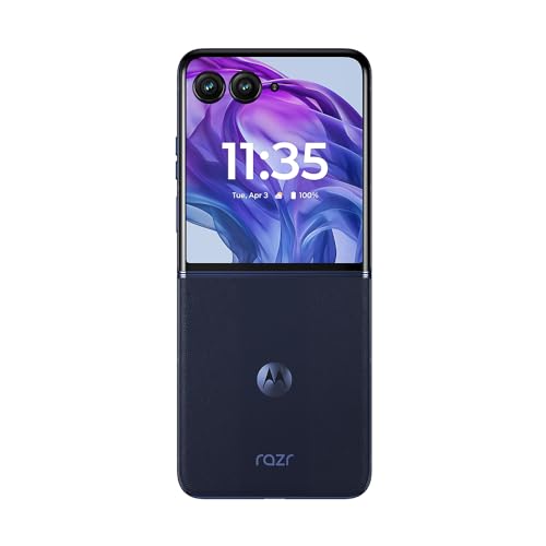 Motorola razr+ | 2024 | Unlocked | Made for US 12/256 | 50MP Camera | Midnight Blue