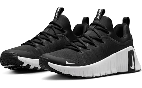 Nike Women's Free Metcon 6 Black/White 8 Medium