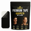 Vibezy 65 pcs Premium Tape – Painless Removal, Skin-Friendly & Residue-Free, Discreet Hold, – Versatile Adhesive Tape (Black)