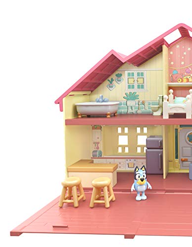 Bluey Toy House Mega Bundle Family Home & BBQ Playhouse Toys, Bingo, Bandit, Chilli, Kids Doll House Playset for Toddlers 3-5, Amazon Exclusive