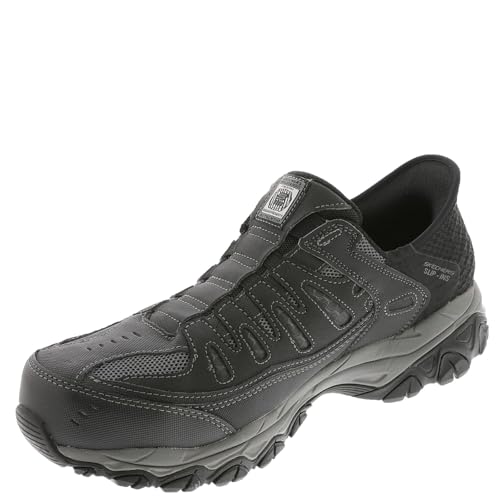Skechers Men's Hands Free Slip-Ins Cankton-Faison ST Industrial Shoe, BLK, 11.5