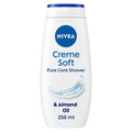 NIVEA Care Shower Creme Soft (250 ml) Enriched with Almond Oil, Moisturising Gel Body Wash, Skin Moisturiser with Mild Scent