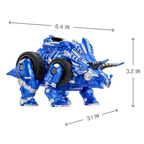 Armorsaurs Evolver Cobalt Transforming Dinosaur to Vehicle Toy, 2-in-1 Dino Figure with Multi-Step Conversion, Kids, Boys, Girls, Ages 6+