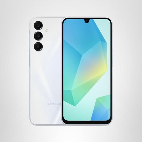 Samsung Galaxy A16 5G A Series, Unlocked Android Smartphone, Large AMOLED Display, Durable Design, Super Fast Charging, Expandable Storage, 5G Connectivity, US Version, 2025, Light Gray