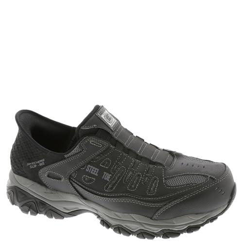 Skechers Men's Hands Free Slip-Ins Cankton-Faison ST Industrial Shoe, BLK, 11.5