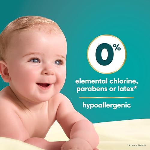 Pampers Swaddlers Diapers, Size 3 (13-26 lbs), 168 Count, Absorbent, Keeps Baby Dry and Comfortable, Skin Safe Disposable Baby Diaper