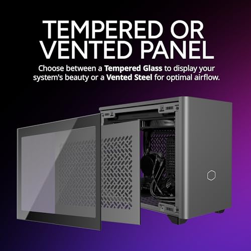 Cooler Master NR200P MAX V2 Mini-ITX PC Case Bundle – Includes 280mm AIO Liquid Cooler + 850W SFX 80 Plus Gold Power Supply PCIe 5.1 Ready PSU + PCIe 4.0 Riser Cable, Vertical GPU Mount
