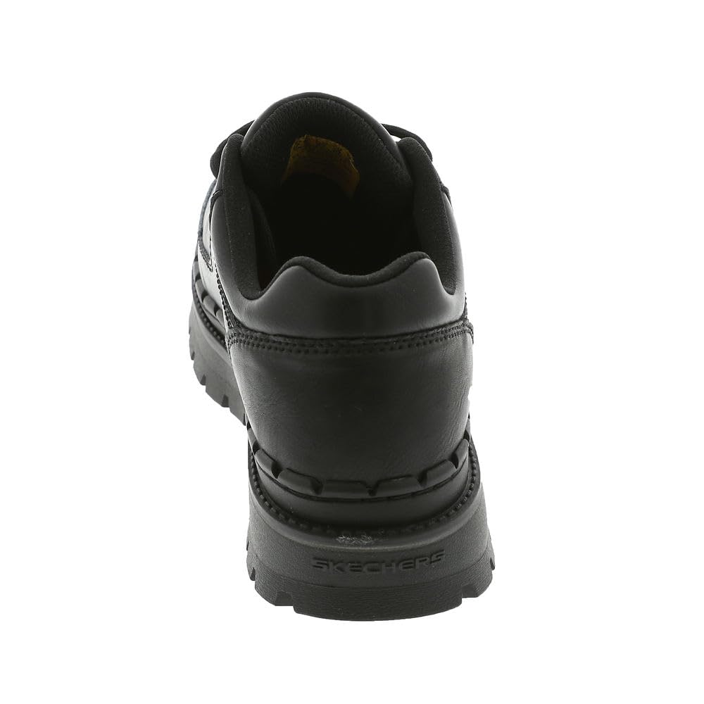 Skechers Women's Work Lace Up Platorm Jammers SR Zesi, Black, 9.5
