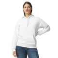Gildan Adult SoftStyle Hoodie Sweatshirt, Style GSF500, White, Small