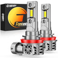 forenner Fahren H11 H9 H8 Light Bulbs, New-Gen 45000LM 10X High-Performance Brighter, 1:1 Size with cooling Fan 6500K, H9 H8 Fog Light 70000Hrs+ Lifespan, Pack of 2