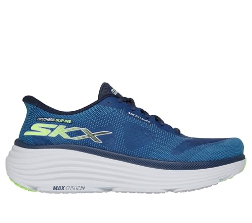 Skechers Men's Hands Free Slip-ins Max Cushioning Endeavour - Exciton Sneaker, Navy, 10.5