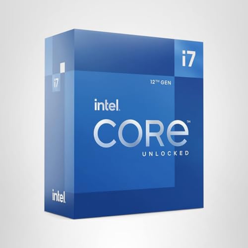 Intel Core i7-12700K Gaming Desktop Processor with Integrated Graphics and 12 (8P+4E) Cores up to 5.0 GHz Unlocked LGA1700 600 Series Chipset 125W