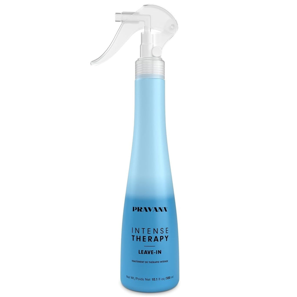 Pravana Intense Therapy Leave-In Conditioner Spray Treatment & Detangler | Instantly Detangles & Hydrates | Equalizes Hair Porosity | For All Hair Types | Strengthens & Softens Hair | 10 Fl Oz