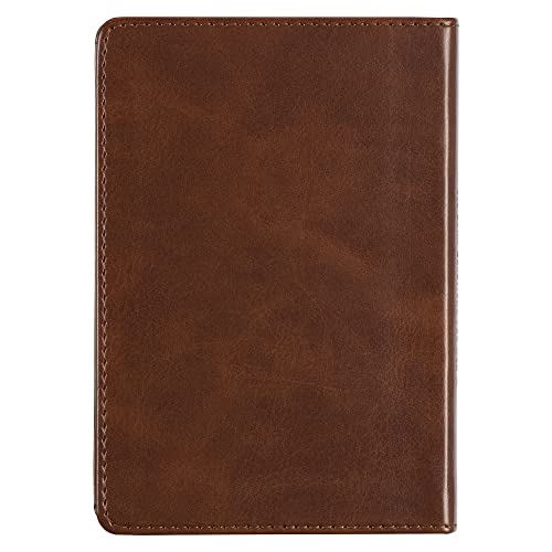 One Minute with God for Men 365 Devotions, Brown Faux Leather Flexcover