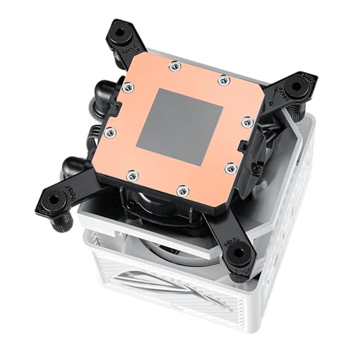 ASUS ROG RYUJIN III 360 ARGB EXTREME White Edition all-in-one AIO CPU liquid cooler, AMD Ryzen 9000 & Intel® Core™ Ultra Ready, Asetek Gen8 V2 pump;high airflow static pressure magnetic fans; 3.5" LCD