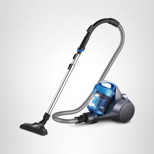 Eureka WhirlWind Bagless Canister 2.5L Vacuum Cleaner, Lightweight Vac for Carpets and Hard Floors, NEN110A, Blue
