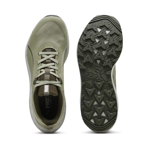 Puma Men's Flare PRO Trail Running Shoes, Dark Olive-Lux Army-Desert Dust, 11