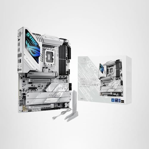 ASUS ROG STRIX Z890-A GAMING WIFI Z890 LGA 1851 ATX motherboard, Intel® Core™ Ultra Series 2 Ready, Advanced AI PC-ready, 16+2+1+2 stages, DDR5, WiFi 7, 2.5G, 5x M.2, Thunderbolt™ 4, USB Type-C, AI OC
