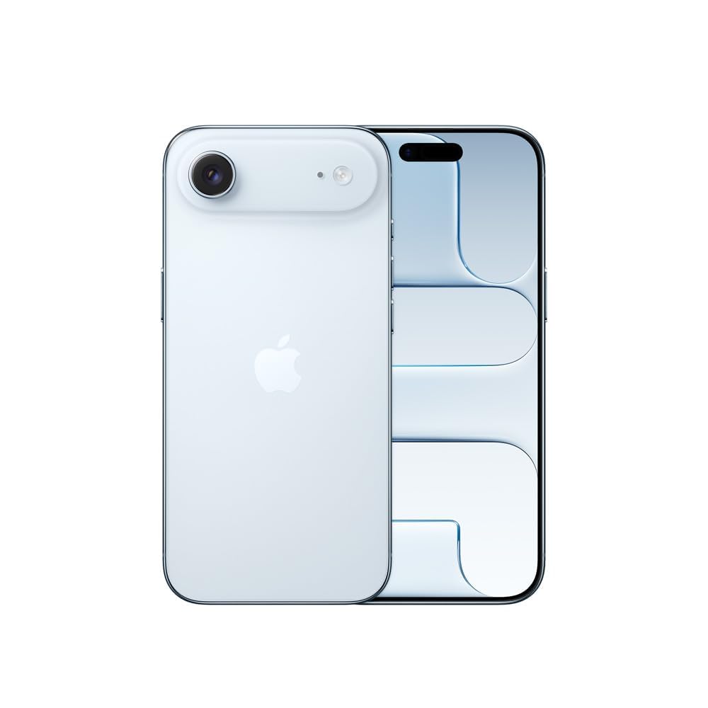 Apple iPhone Air, US Version, 256GB, eSIM, Sky Blue- Unlocked (Renewed)