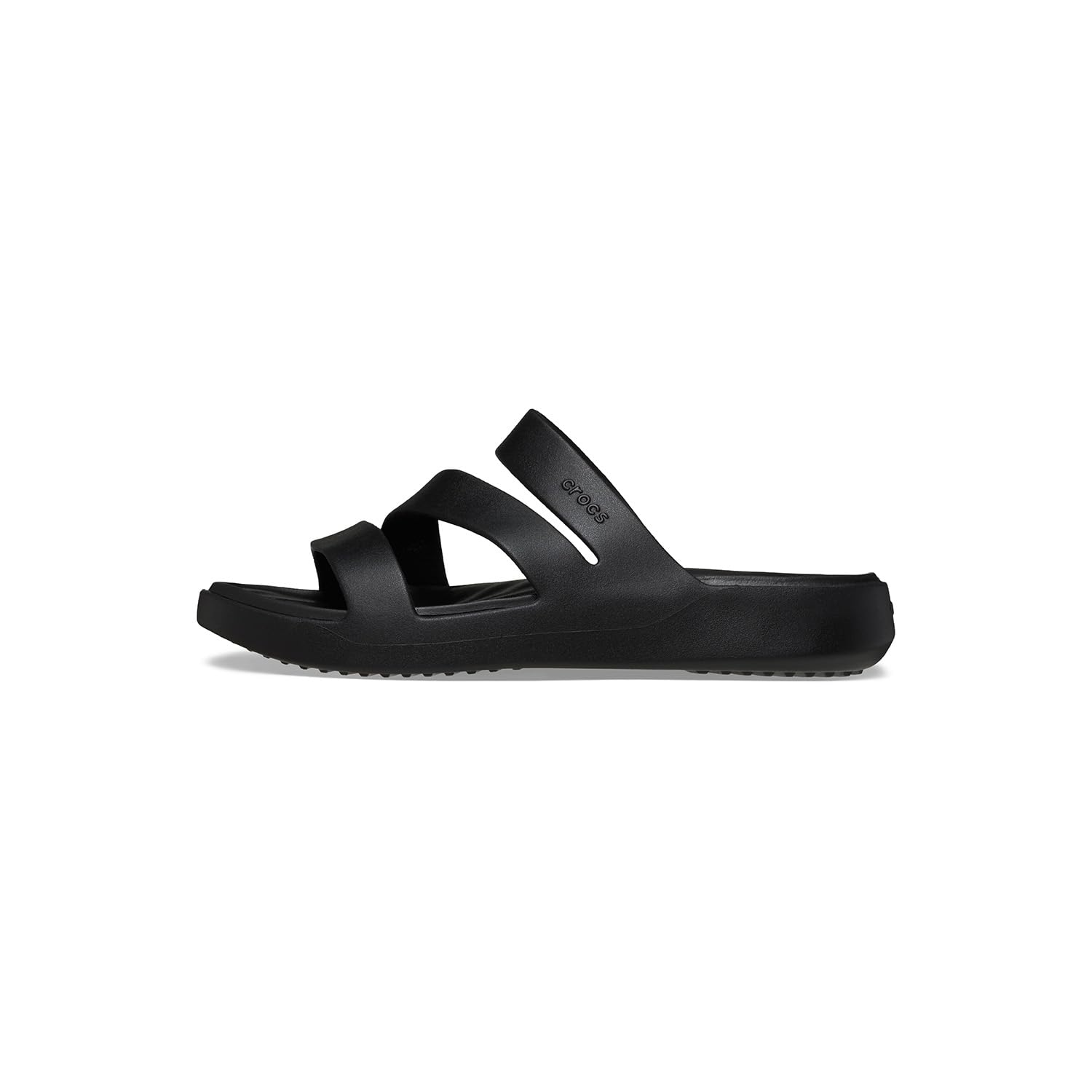 Crocs Women's Getaway Strappy Blk Sandal, BLACK, 5 UK (W7)