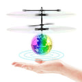 STREET WALK Flying Toy Ball Infrared Induction RC Flying Toy Built-in LED Light Disco Helicopter Shining Colorful Flying Drone Indoor and Outdoor Games Toys for 6 7 8 9 10 Year Old Boys and Girls