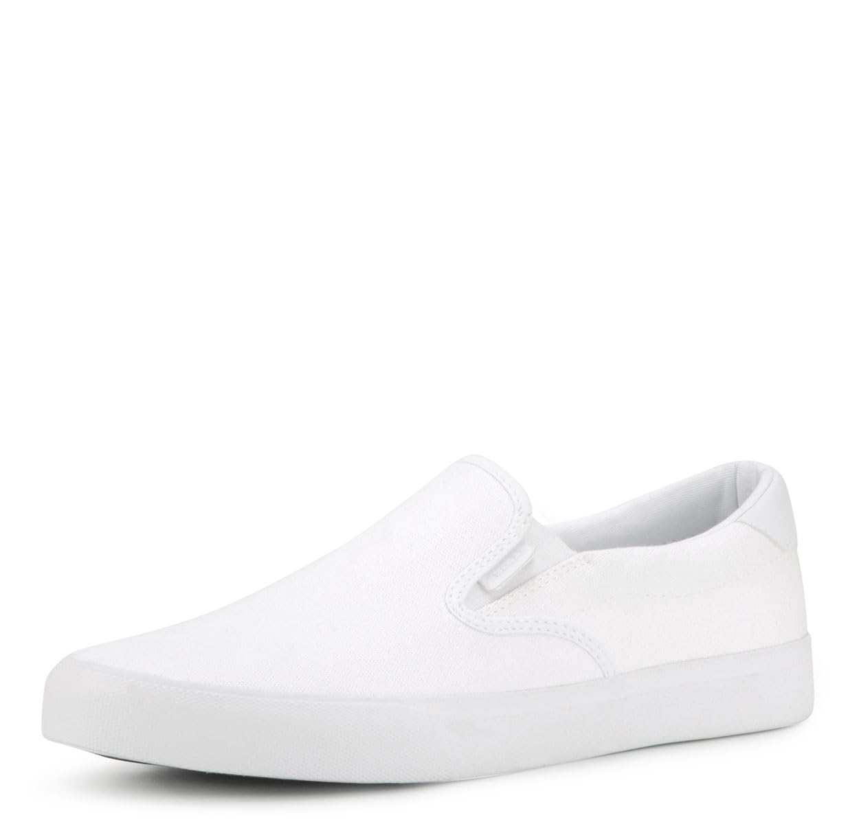 Lugz Mens Clipper Slip On Sneaker, White, 9.5 US