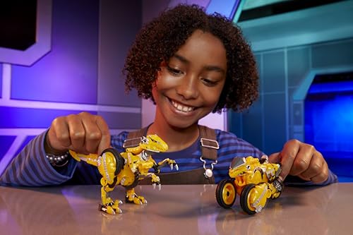Armorsaurs Evolver Blaze Transforming Raptor to Vehicle Toy, 2-in-1 Dino Figure with Multi-Step Conversion, Kids, Boys, Girls, Ages 6+